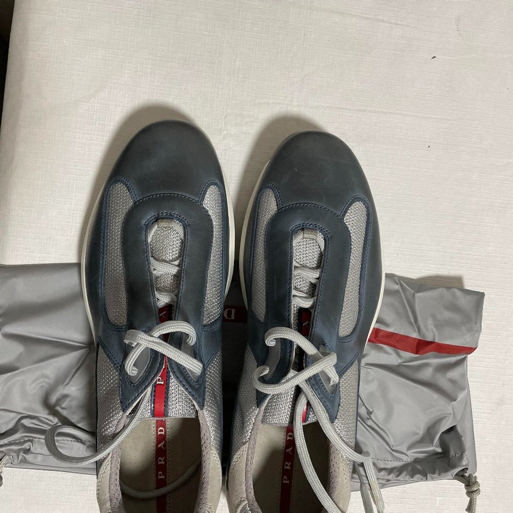Prada Calzature Uomo Navarro Bike Sneaker Size US12 EU11